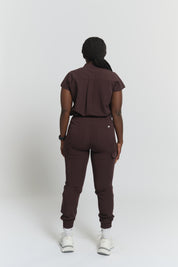 Lydia Jogger Scrub Pants - Espresso