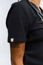 Haut d'uniforme médical Olivia - Noir