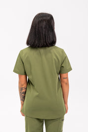 Olivia Hauts d'uniforme médical - Vert mousse