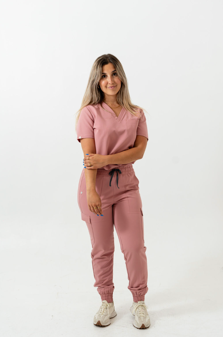 Olivia Hauts d'uniforme médical - Bois de rose