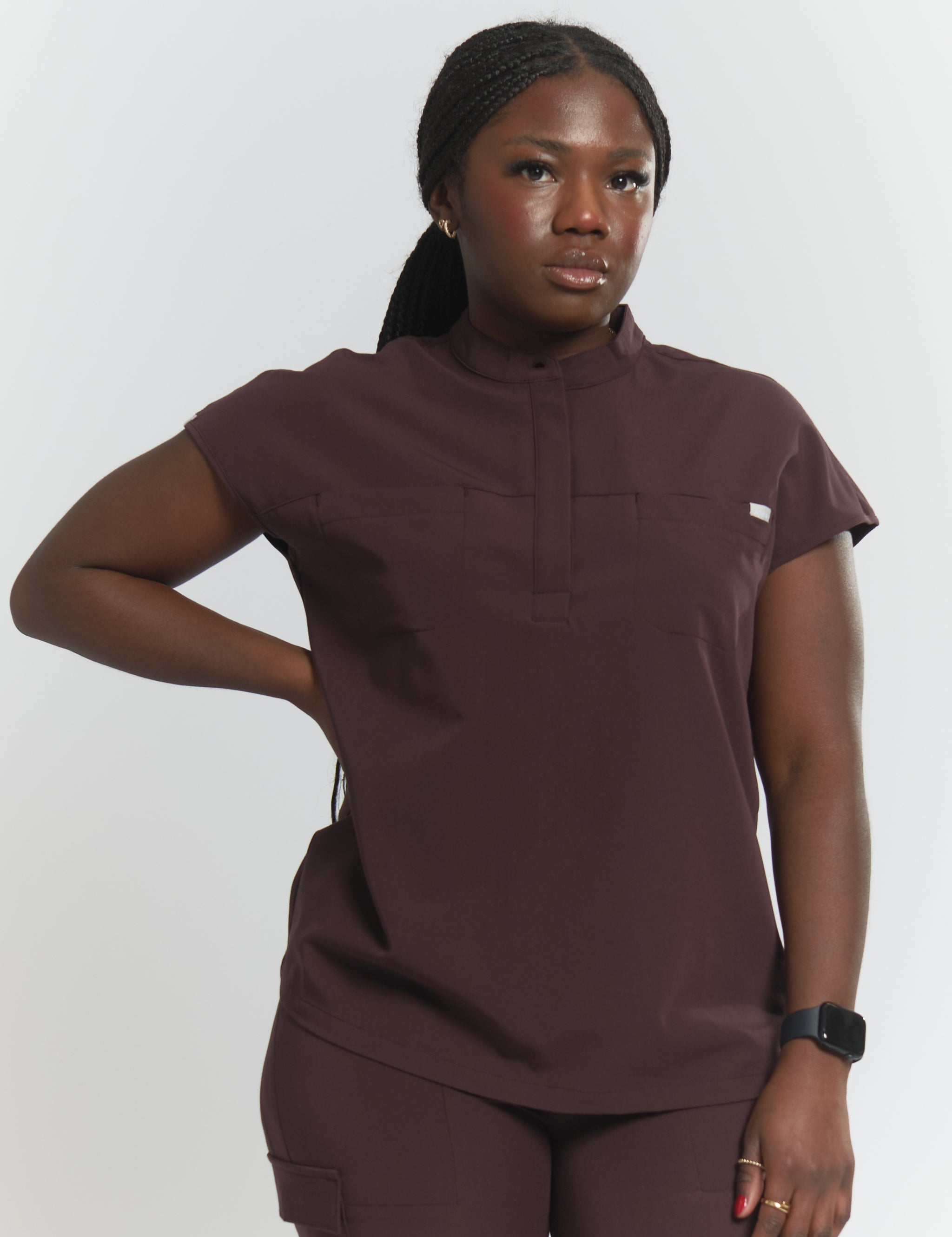 joiia-ophelia-cap-sleeve-scrub-top-espresso-brown-female-canada.jpg
