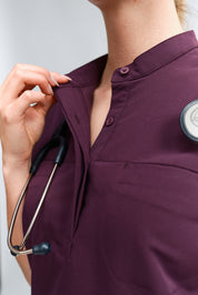 Ophelia Manches courtes Hauts d'uniforme médical - Violet Royal