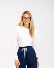 Samia Longsleeve Underscrub - White
