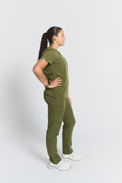 Victoria Hauts d'uniforme médical - Vert mousse