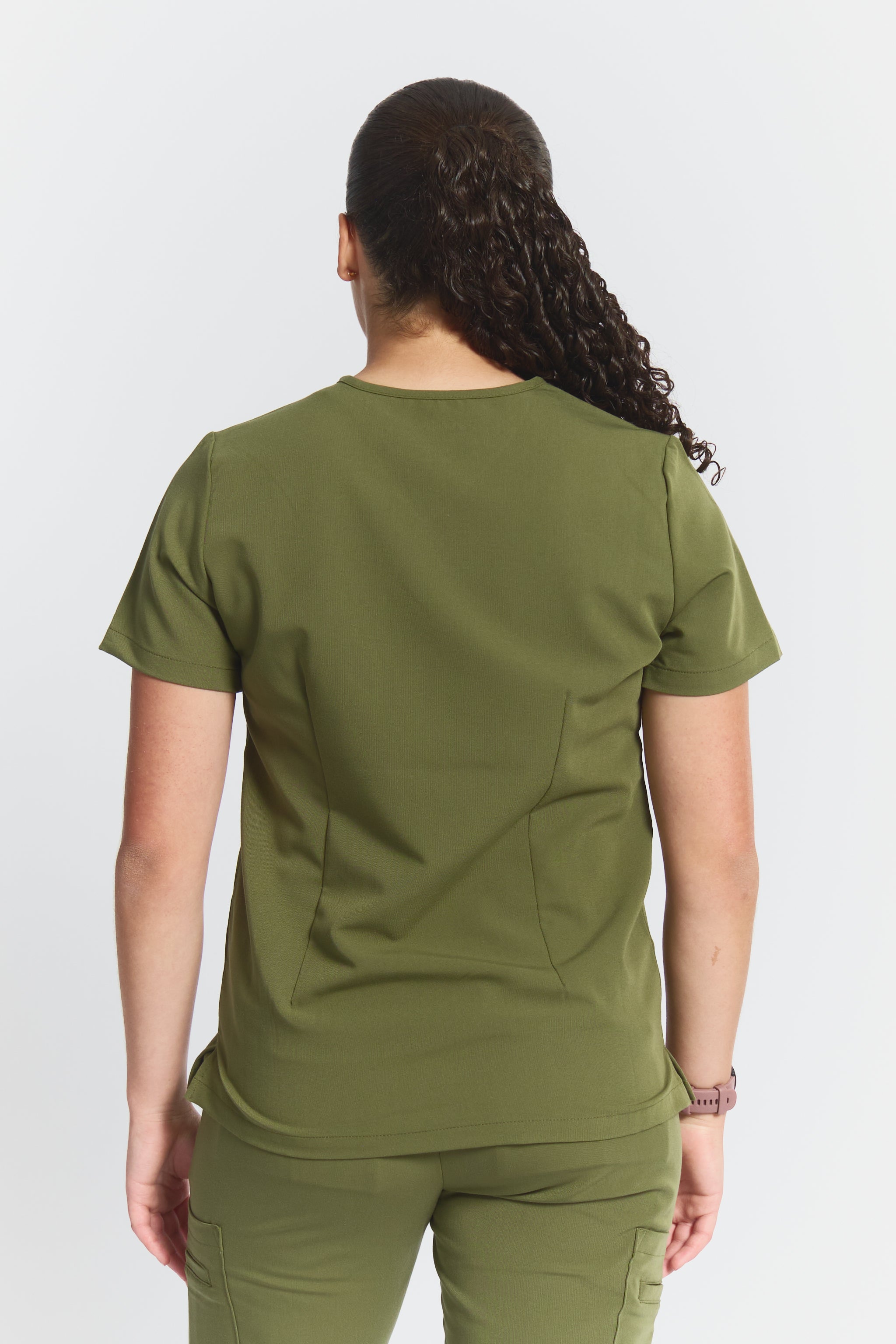 Victoria Hauts d'uniforme médical - Vert mousse