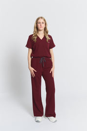 Pantalon de gynécologie à jambes larges ACE - Bourgogne