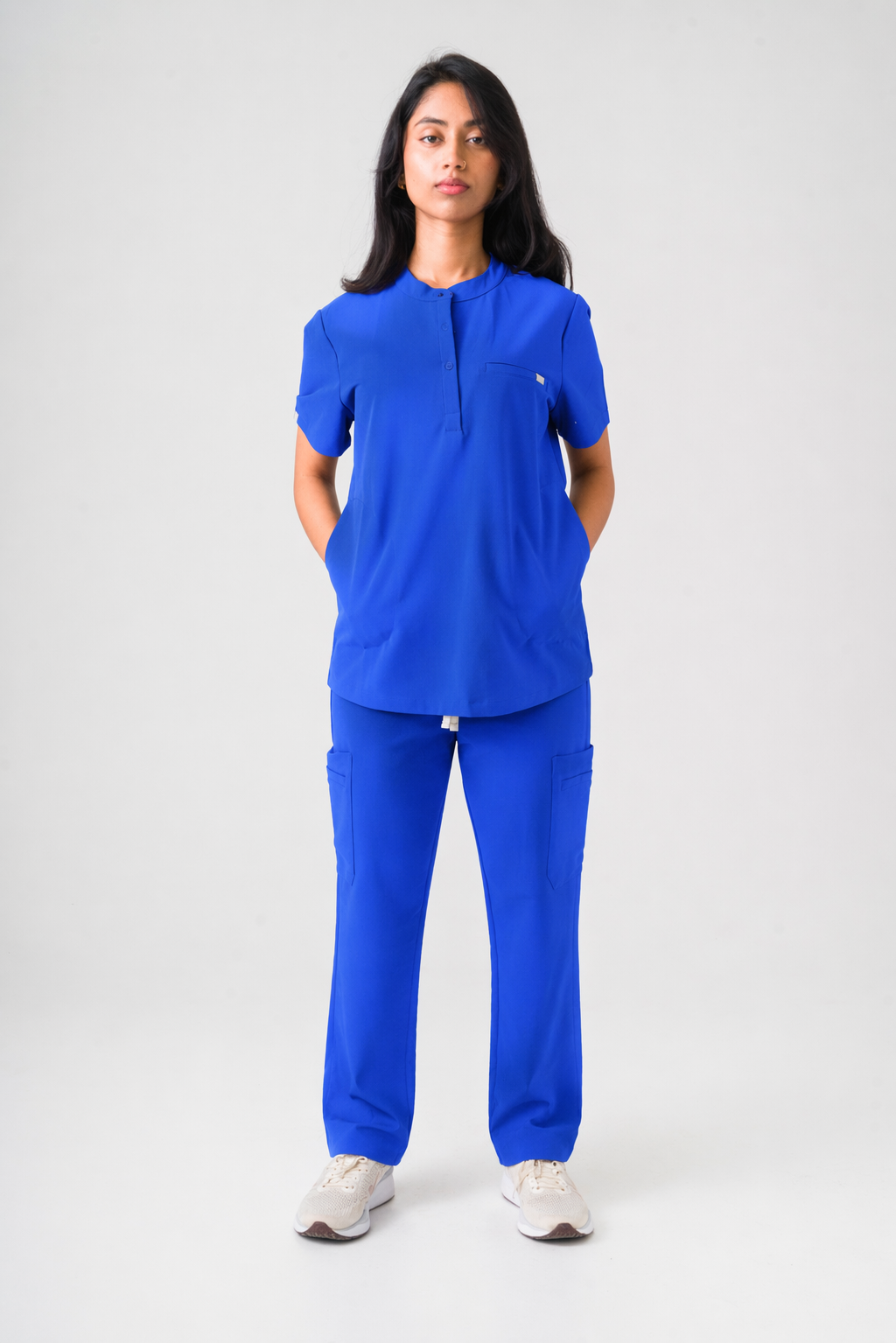 Gloria Scrub Top - Royal Blue