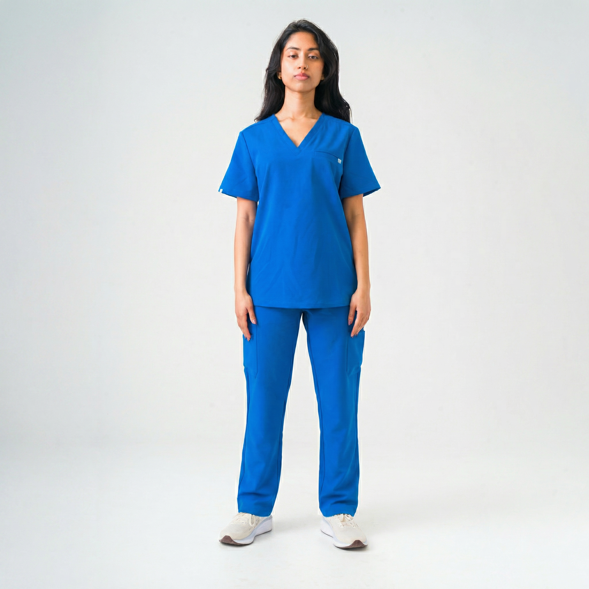 Olivia Scrub Top - Royal Blue
