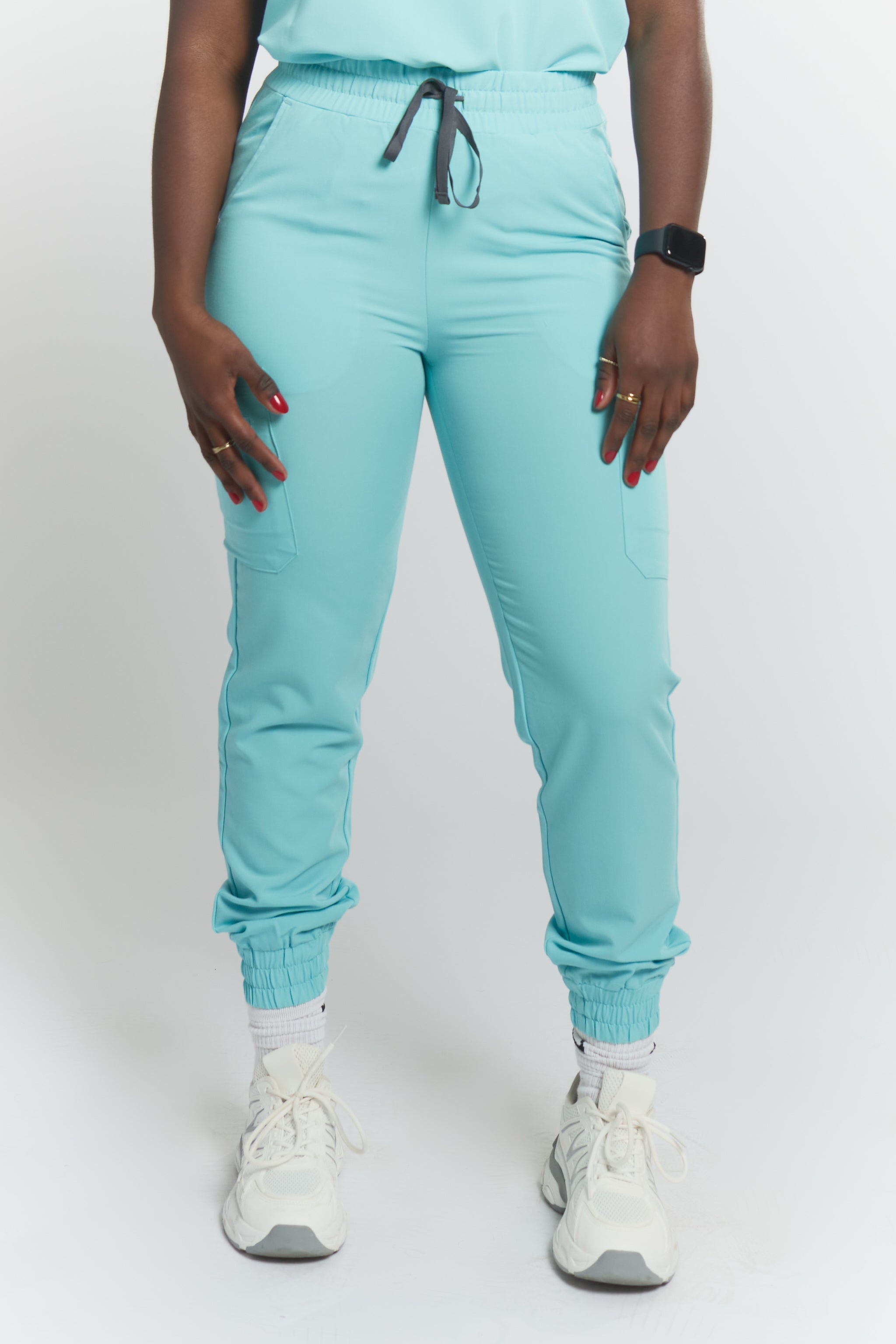 Anastasia Jogger Scrub Pants - Sky Blue